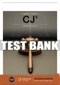 Test Bank For CJ - 5th - 2019 All Chapters - 9781337402484