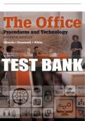 Test Bank For The Office: Procedures and Technology - 7th - 2019 All Chapters - 9781337281362
