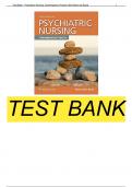 Test Bank - Psychiatric Nursing: Contemporary Practice, 6th Edition (Ann Boyd), Chapter 1-43 | All Chapters