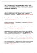 RNC-OB CERTIFICATION REVIEW RXAM LATEST 2024 EXPERT CERTIFIED QUESTIONS AND ANSWERS ALREADY GRADED A&plus; NEW&excl; NEW&excl; 