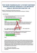 TEST BANK PHARMACOLOGY A PATIENT-CENTERED NURSING PROCESS APPROACH 11TH EDITION BY LINDA E&period; MCCUISTION CHAPTER 1-58 