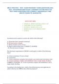NMLS PRACTICE TEST EXAM PROFIENCY HARD QUESTIONS 2022- 2024 &sol; NATIONWIDE MORTGAGE LICENSING SYSTEM PRACTICE TEST HARD QUESTIONS WITH CORRECT ANSWERS&vert;53&percnt; AND ABOVE PASSRATE GUARANTEE