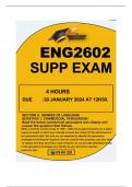 ENG2602 SUPP EXAM DUE 30JANUARY 2024 @12:30 ALL QUESTIONS ANSWERED