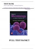 Test Bank For Nester's Microbiology: A Human Perspective 10th Edition by Denise Anderson, Sarah Salm, Mira Beins, Eugene Nester||ISBN NO:10,1260735508||ISBN NO:13,978-1260735505||All Chapters 1-30||Complete Guide A+