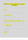 PHTLS Pre & Post Test Questions & Answers&lowbar; All correct&period; 