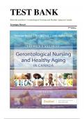 Test Bank for Ebersole and Hess' Gerontological Nursing and Healthy Aging in Canada 3rd Edition by Veronique Boscart ISBN 9780323778749&comma; All Chapters &vert; Complete Guide A&plus;
