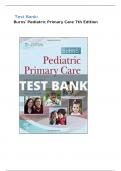 Test bank: Burns Pediatric Primary Care, 7th edition by Dawn Lee Garzon  Maaks  Starr Brady Chapter 1-46|A+ LATEST EDITION, 2024