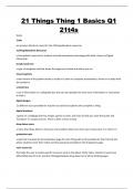 21 Things Thing 1 Basics Q1  21t4s EXAM QUESTIONS &ANSWERS GRADED A&plus;