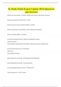 IL Study Guide &vert;Latest Update 2024 Questions  and Answers