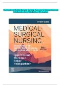 Test bank For Medical-Surgical Nursing: Concepts for Interprofessional Collaborative Care 10th Edition | All chapters