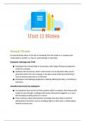 Unit 11 - Cyber Security and Incident Management Notes (DISTINCTION ACHIEVED) (60 PAGES)