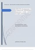 CMY3702 Assignment 1 (COMPLETE ANSWERS) Semester 1 2024 - DUE 10 April 2024