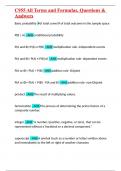 C955 All Terms and Formulas&comma; Questions & Andwers