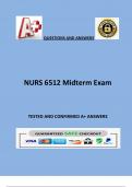 NURS 6512 Midterm Exam