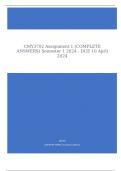 CMY3702 Assignment 1 (COMPLETE ANSWERS) Semester 1 2024 - DUE 10 April 2024