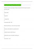 LATG Final Practice Exam Questions with 100&percnt; Correct Answers &vert; Latest Update 2024 &vert; Verified
