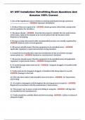 U1 UST Installation&sol; Retrofitting Exam Questions And Answers 100&percnt; Correct