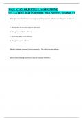 WGU C182 OBJECTIVE ASSESSMENT OA LATEST 2024 &vert; Questions with Answers Graded A&plus;