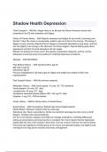 Shadow Health Depression Exam Questions with correct Answers 2024( A+ GRADED 100% VERIFIED).