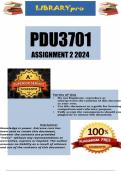 PDU3701 Assignment 2 (COMPLETE ANSWERS) 2024 - DUE May 2024