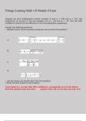 Portage Learning Math 110 Module 8 Exam 2024