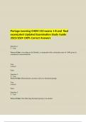 Portage Learning CHEM 210 exams 1-8 and  final examLatest Updated Examination Study Guide  2023&sol;2024 100&percnt; Correct Answers