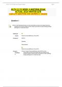 HLTH 3115 WEEK 4 MIDTERM EXAM  ACTUAL 2024 WINTER QTR COMPLETE QUESTIONS AND ANSWERS A&plus; GRADED