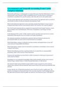 Governmental and Nonprofit Accounting Exam 1 &lpar;with Complete Solutions&rpar;