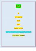 AQA AS MATHEMATICS 7356/1 Paper 1 Version: 1.0 Final PB/KL/Jun23/E4 7356/1 AS MATHEMATICSQUESTION PAPER & MARKING SCHEME/ [MERGED] Mark scheme June 2023