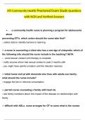 ATI Community Health Proctored Exam Study Questions  with NGN with Questions and Answers &lpar;2024 &sol; 2025&rpar; &lpar;Verified Answers&rpar;