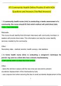 ATI Community Health Online Practice B with NGN with Questions and Answers &lpar;2024 &sol; 2025&rpar; &lpar;Verified Answers&rpar;