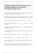 McKissock Appraisal Procedures Actual Updated Questions and Answers 2024&sol;2025 Verified 100&percnt;