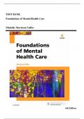 Foundations of Mental Health Care   7th Edition Morrison-Valfre  Test Bank 