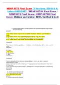 NRNP 6675 Final Exam &lpar;2 Versions&comma; 200 Q & A&comma; Latest-2022&sol;2023&rpar; &sol; NRNP 6675N Final Exam &sol; NRNP6675 Final Exam &sol; NRNP-6675N Final Exam&colon; Walden University &vert; 100&percnt; Verified Q & A&vert;