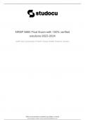 NRNP 6665 Final Exam-with 100&percnt; verified solutions-2023-2024