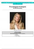 NUR1211C: Preeclampsia-Eclampsia RAPID Reasoning,Dana Myers, 40 years old (Answered)