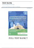Test Bank For Understanding Pharmacology Essentials for Medication Safety&comma; 3rd Edition by M&period; Linda Workman & LaCharity&vert;&vert;ISBN NO&colon;10&comma;0323793509&vert;&vert;ISBN NO&colon;13&comma;978-0323793506&vert;&vert;All Chapters&vert;&vert;Complete Guide A&plus;