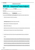 NURS 223L - Interpersonal Process Analysis 2&period;