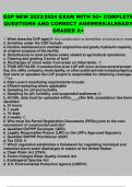 QSP NEW 2023&sol;2024 EXAM WITH 50&plus; COMPLETE QUESTIONS AND CORRECT ANSWERS&sol;ALREADY GRADED A&plus; 