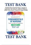 Test Bank For Fundamentals of Nursing Theory Concepts and Applications 4th Edition By Judith M Wilkinson, Leslie S Treas, Karen L Barnett , Mable H Smith 9780803676862 ALL Chapters .