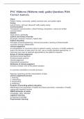 PNC Midterm &lpar;Midterm study guide&rpar; Questions With Correct Answers&period;