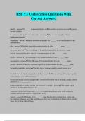 ESB V2 Certification Questions With Correct Answers&period;