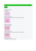 ACLS Pre-Course Self-Assessment Q&As 2024