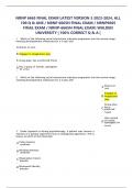 NRNP 6665 FINAL EXAM LATEST VERSION 3 2023-2024&comma; ALL 100 Q & ANS &sol; NRNP 6665N FINAL EXAM &sol; NRNP6665 FINAL EXAM &sol; NRNP-6665N FINAL EXAM&colon; WALDEN UNIVERSITY &vert; 100&percnt; CORRECT Q & A &vert;