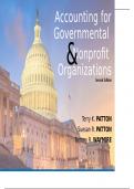 TEST BANK and SOLUTION MANUAL for  - Accounting for Governmental & Nonprofit Organizations&comma; 2nd Edition by Terry K&period; Patton ISBN 13&colon; 978-1618534217