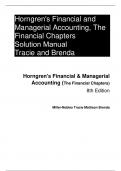 Solutions Manual For Horngren’s Financial & Managerial Accounting The Financial Chapters 8th Edition By Tracie Miller Nobles, Brenda Mattison (All Chapters, 100% Original Verified, A+ Grade)