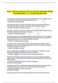 WGU C207 ACCURATE EXAM LATEST 2022/2023 WITH  ANSWERS 100% A+ GUARANTEED PASS