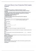ATI Content Mastery Exam 76 Questions With Complete Solutions&period;