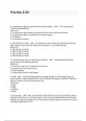 Florida 2-20 Exam Questions And Answers 