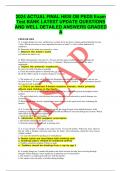 2024 ACTUAL FINAL HESI OB PEDS Exam Test BANK LATEST UPDATE QUESTIONS AND WELL DETAILED ANSWERS GRADED A